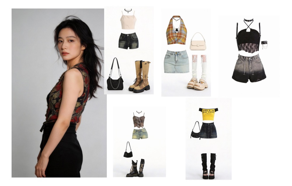 Model reference and outfits