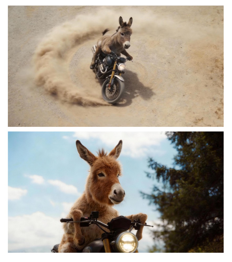 Donkey motorcycle reference
