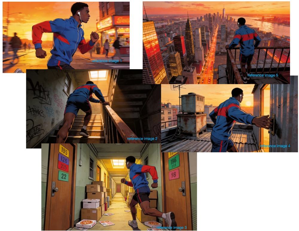 Scene sequence references